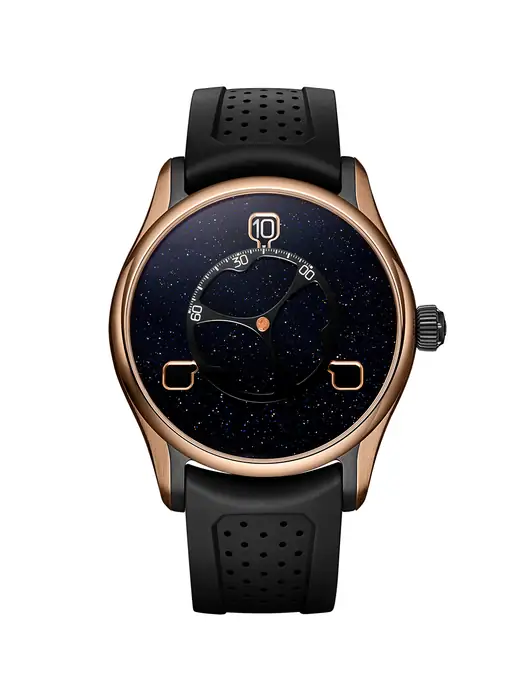 H. Moser & Cie. Pioneer Flying Hours Aventurine 3240-0900