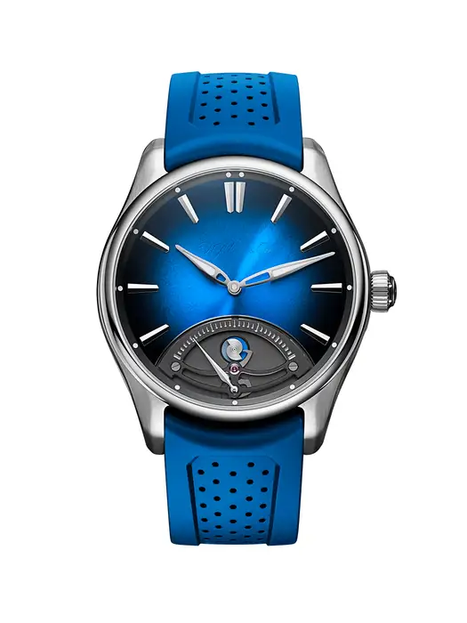 H. Moser & Cie. Pioneer Retrograde Seconds Midnight Blue 3250-1200
