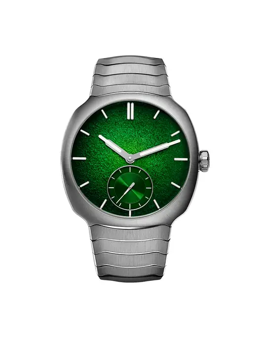 H. Moser & Cie. Streamliner Small Seconds Lime Green Enamel 6500-1201