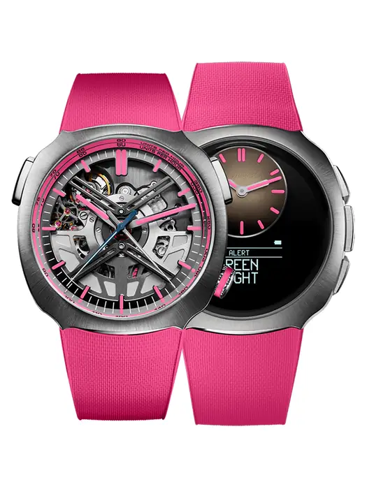 H. Moser & Cie. Streamliner Alpine Drivers And Mechanics Pink Editions 6700-1201