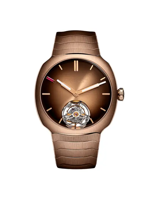 H. Moser & Cie. Streamliner Tourbillon Pierre Gasly Edition on Gold 6805-0411