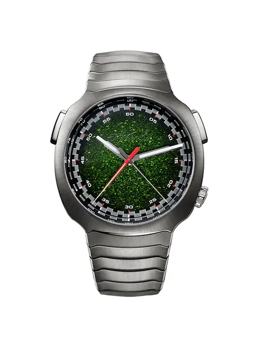 H. Moser & Cie. Streamliner Flyback Chronograph Automatic Matrix Green Fumé 6907-1205