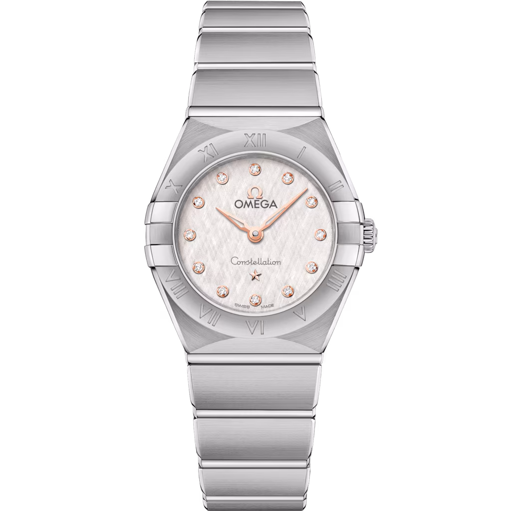 Omega Constellation 25 mm, steel on steel, Silver dial 131.10.25.60.52.001