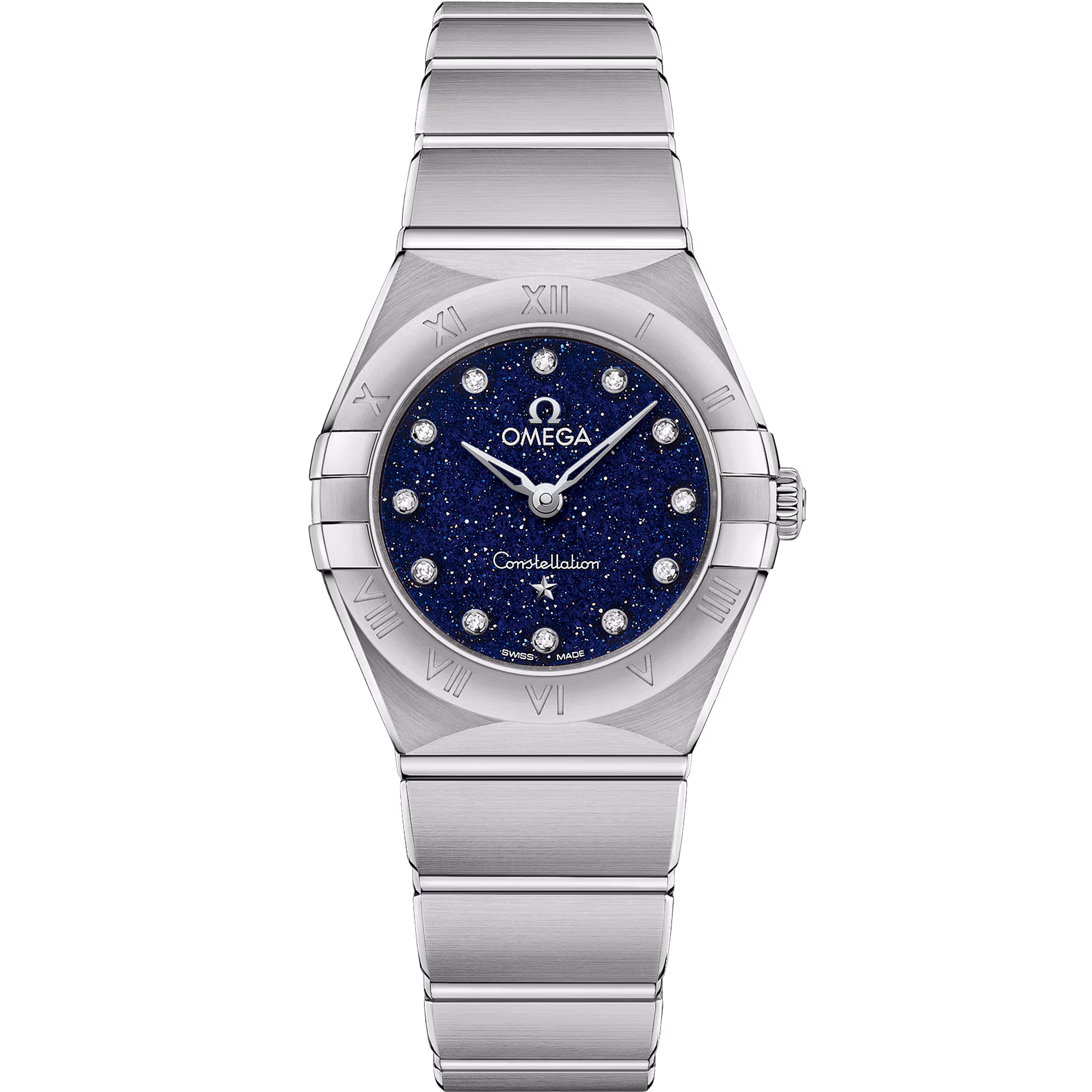 Omega Constellation 25 mm, steel on steel, Blue dial 131.10.25.60.53.001