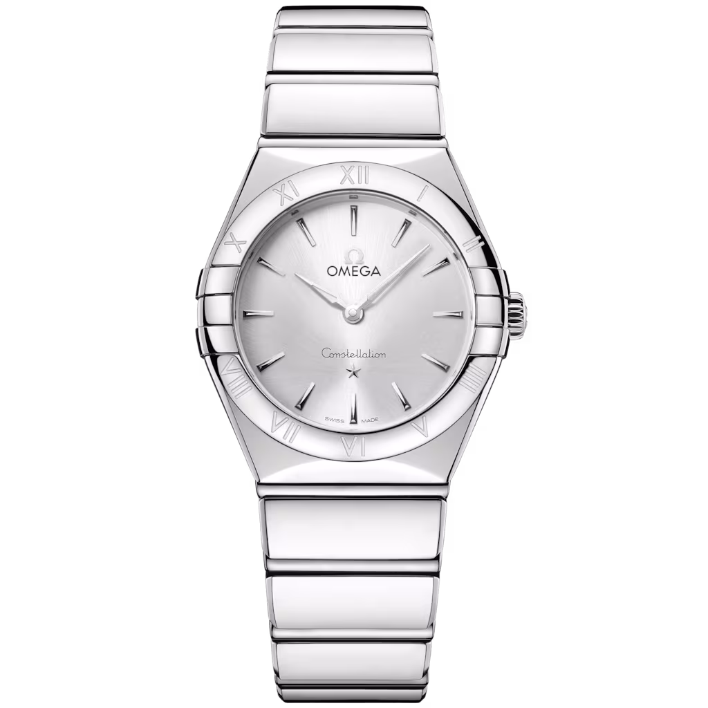 Omega Constellation 28 mm, steel on steel, Silver dial 131.10.28.60.02.002