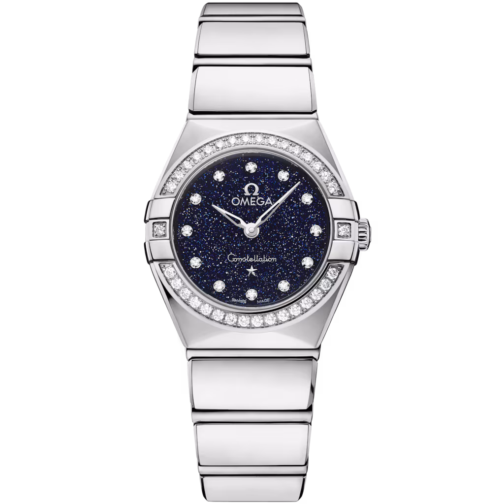 Omega Constellation 25 mm, steel on steel, Blue dial 131.15.25.60.53.002