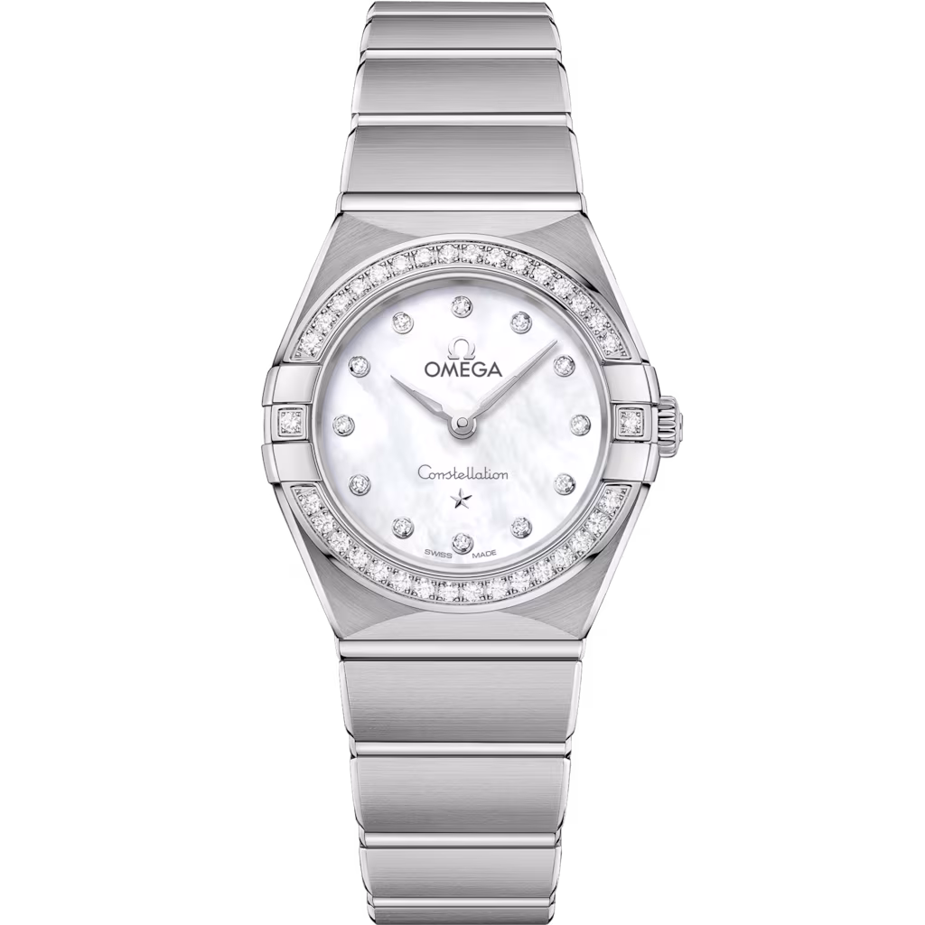 Omega Constellation 25 mm, steel on steel, White dial 131.15.25.60.55.001