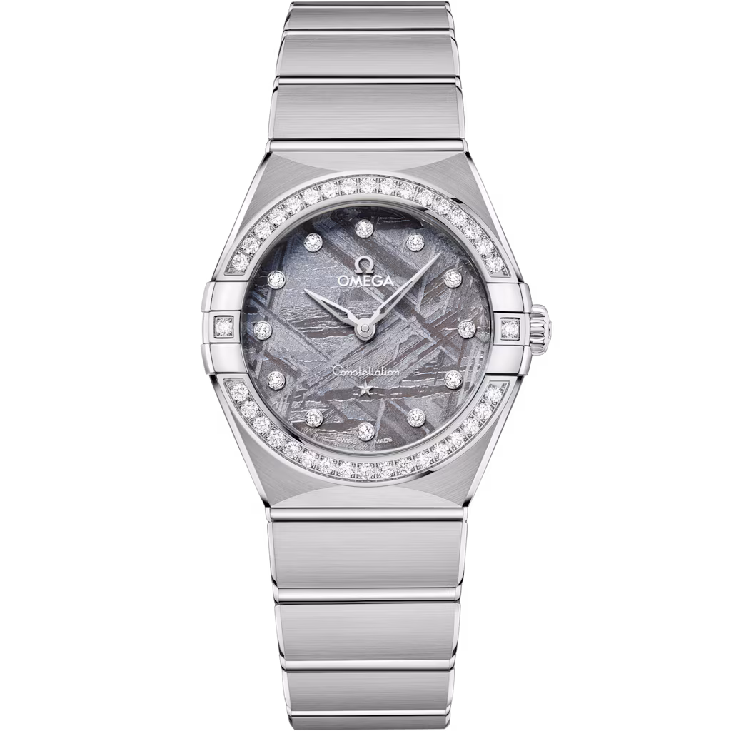 Omega Constellation 28 mm, steel on steel, Lavender dial 131.15.28.60.99.001