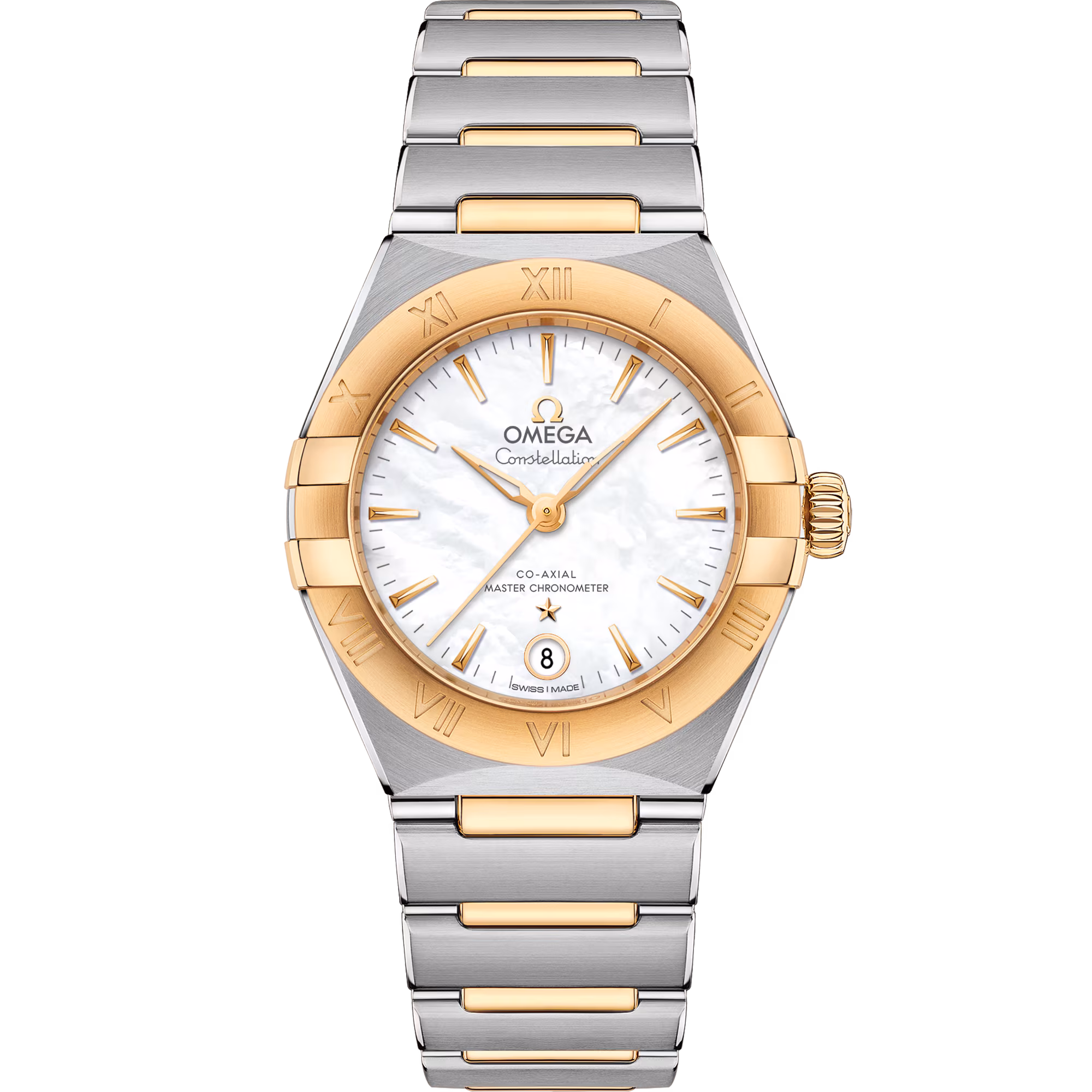 Omega Constellation 29 mm, steel ‑ yellow gold on steel ‑ yellow gold, White dial 131.20.29.20.05.002