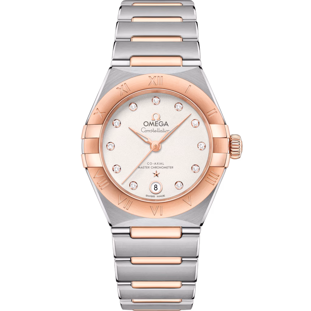 Omega Constellation 29 mm, steel ‑ Sedna™ gold on steel ‑ Sedna™ gold, Silver dial 131.20.29.20.52.001