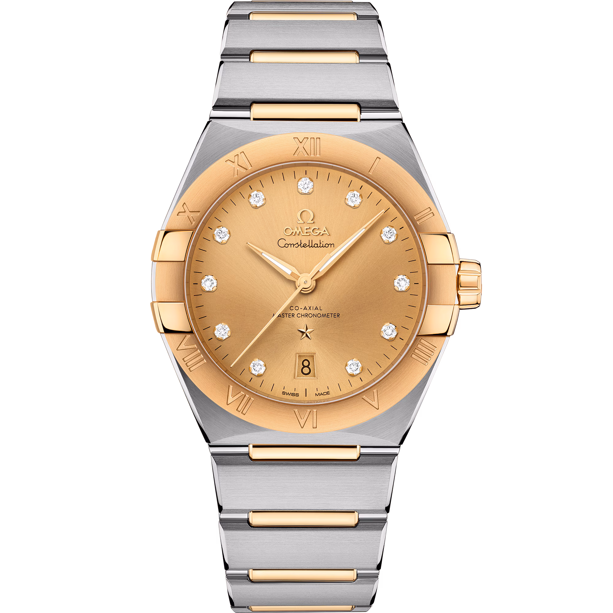 Omega Constellation 39 mm, steel ‑ yellow gold on steel ‑ yellow gold 131.20.39.20.58.001