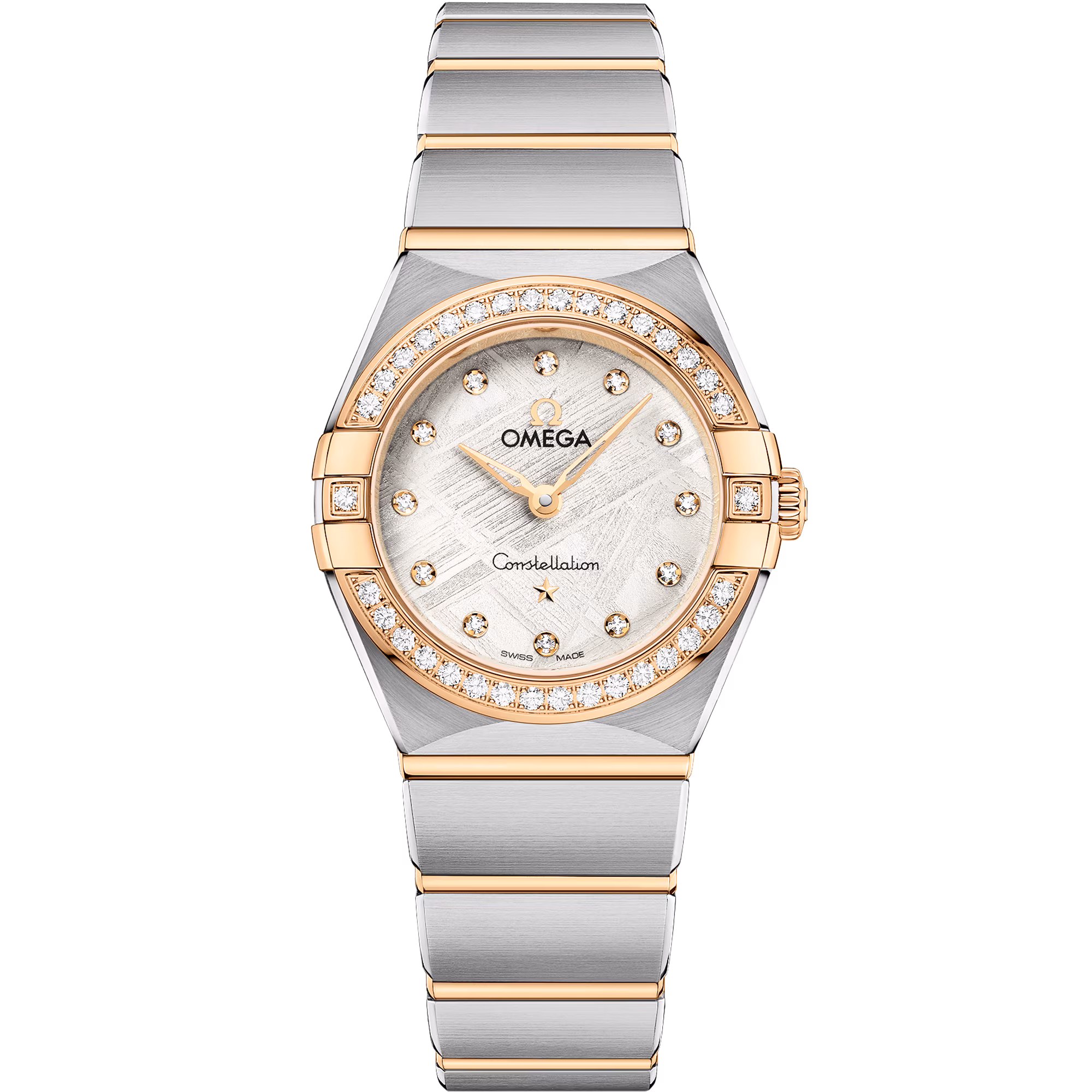 Omega Constellation 25 mm, steel - yellow gold on steel - yellow gold, Grey dial 131.25.25.60.99.002