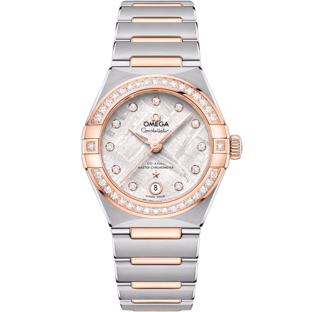 Omega Constellation 29 mm, steel ‑ Sedna™ gold on steel ‑ Sedna™ gold, Grey dial 131.25.29.20.99.001