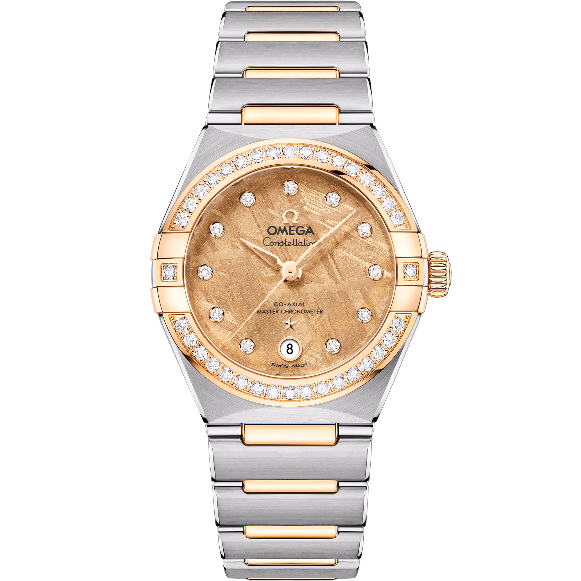 Omega Constellation 29 mm, steel ‑ yellow gold on steel ‑ yellow gold, Yellow dial 131.25.29.20.99.002