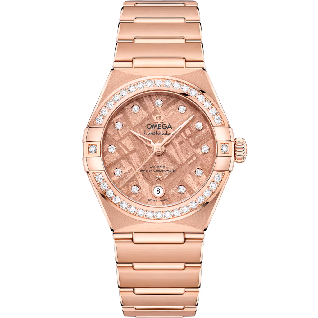 Omega Constellation 29 mm, Sedna™ gold on Sedna™ gold, Pink dial 131.55.29.20.99.006