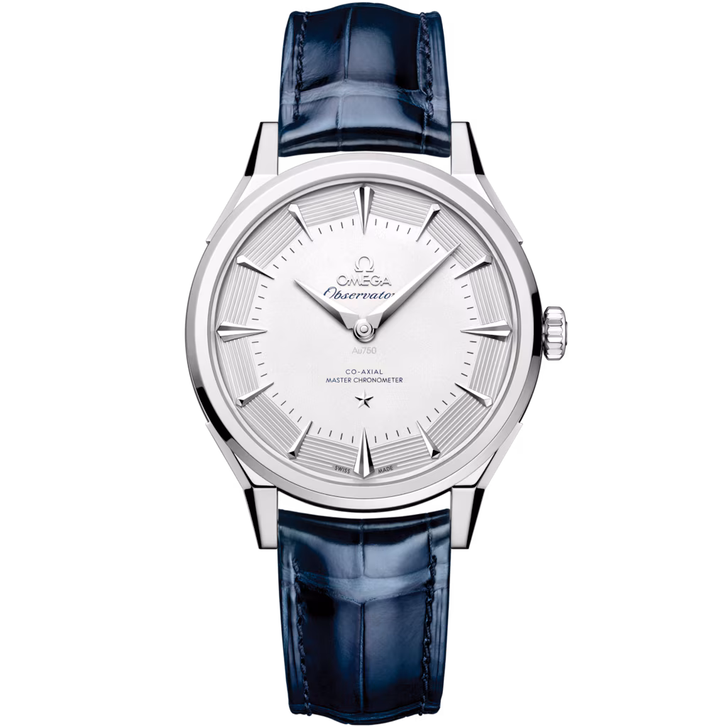 Omega Constellation Observatory 39.4 mm, Canopus Gold™ on alligator 140.53.39.21.99.004