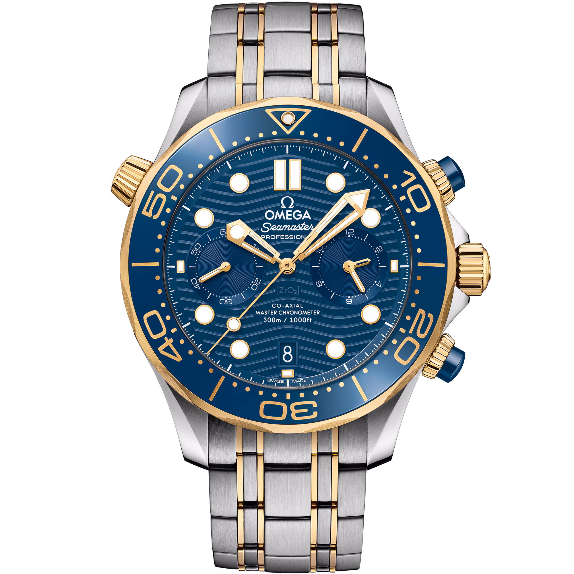 Omega Seamaster Diver 300M 44 mm, steel - yellow gold on steel - yellow gold 210.20.44.51.03.001