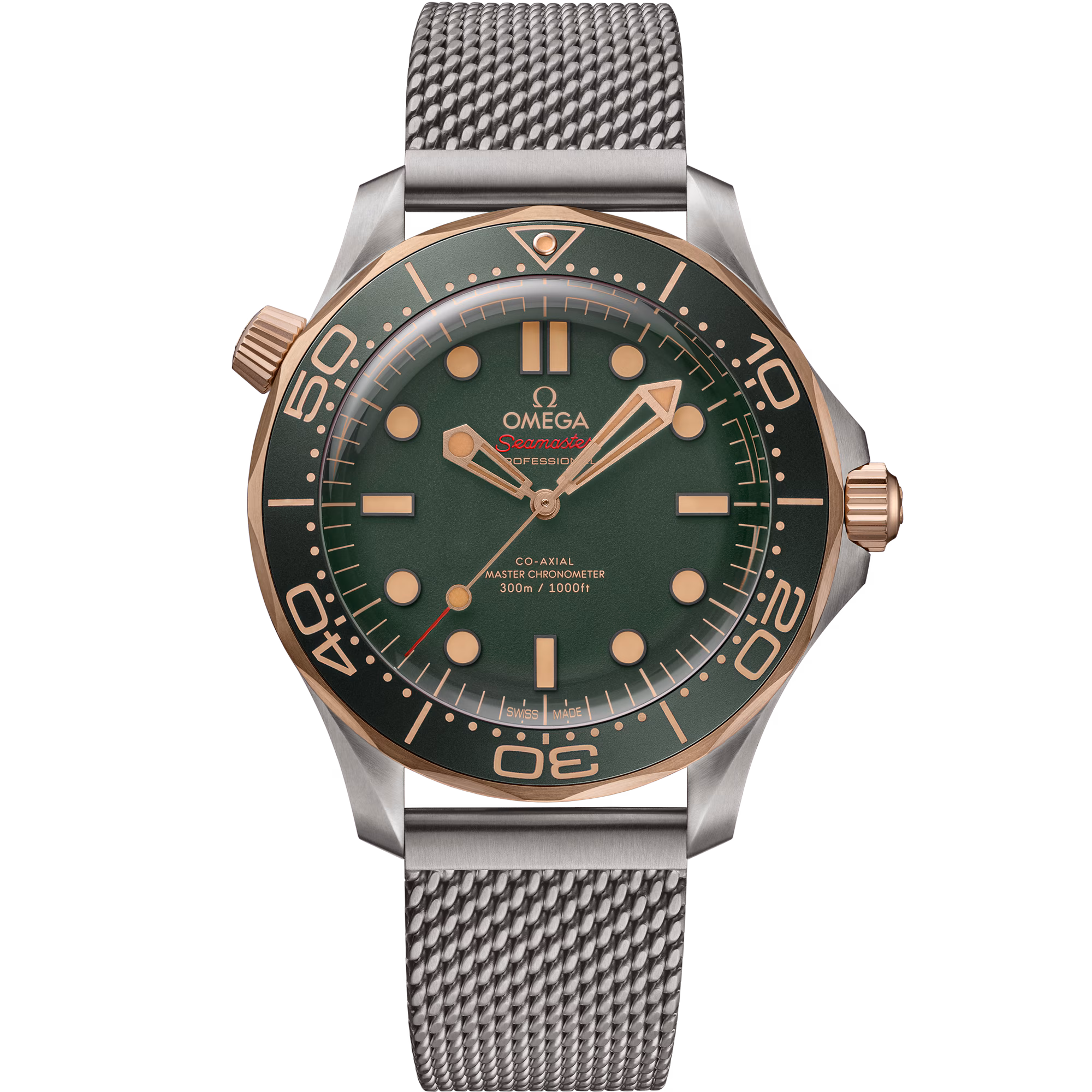 Omega Seamaster Diver 300M 42 mm, titanium - Bronze gold on titanium 210.90.42.20.10.001