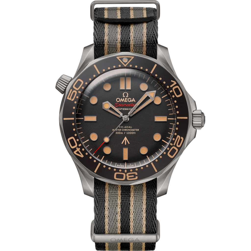 Omega 007 Edition Seamaster Diver 300M 42 mm, titanium on NATO strap 210.92.42.20.01.001