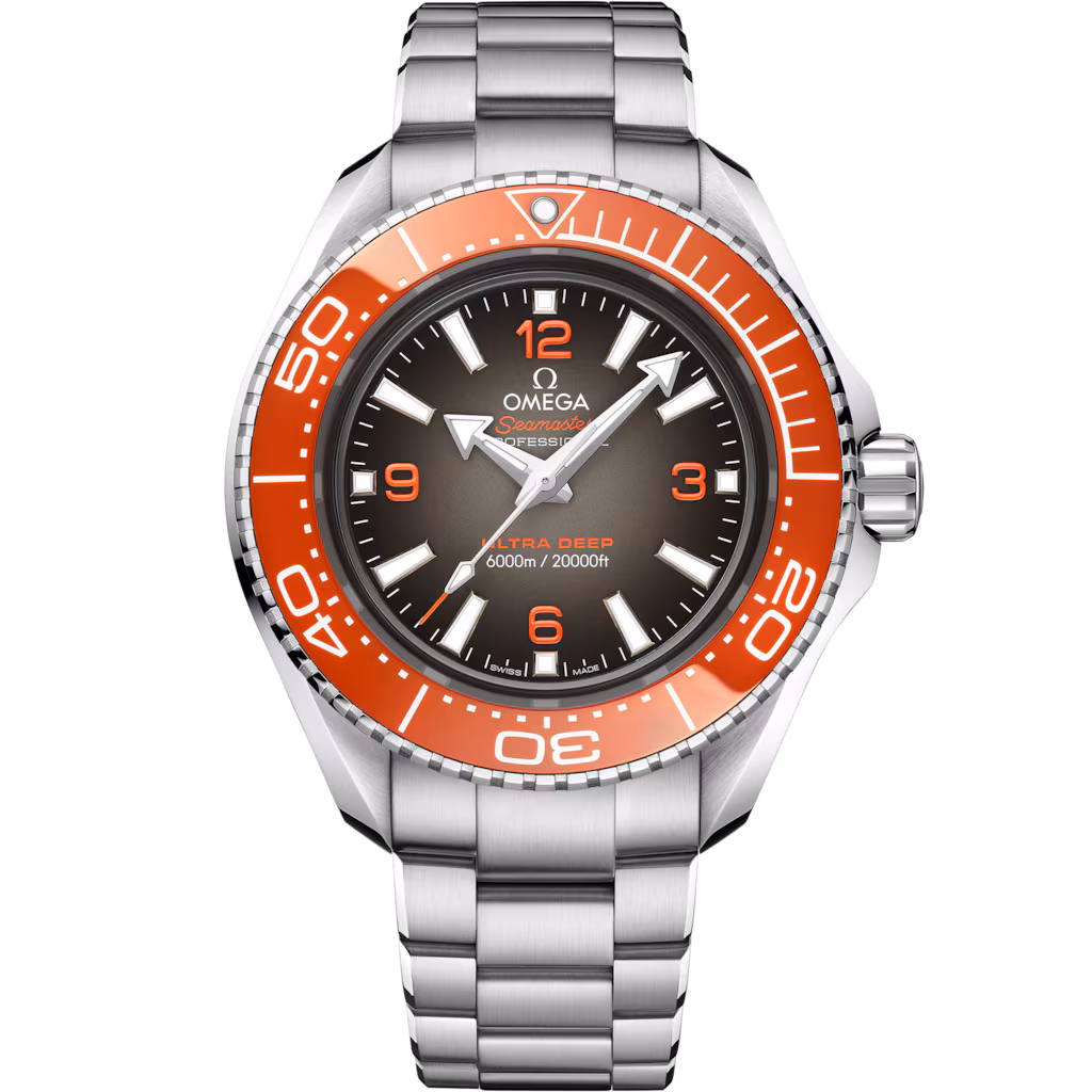 Omega Seamaster Planet Ocean 6000M Ultra Deep 45.5 mm, O‑MEGASTEEL on O‑MEGASTEEL 215.30.46.21.06.001