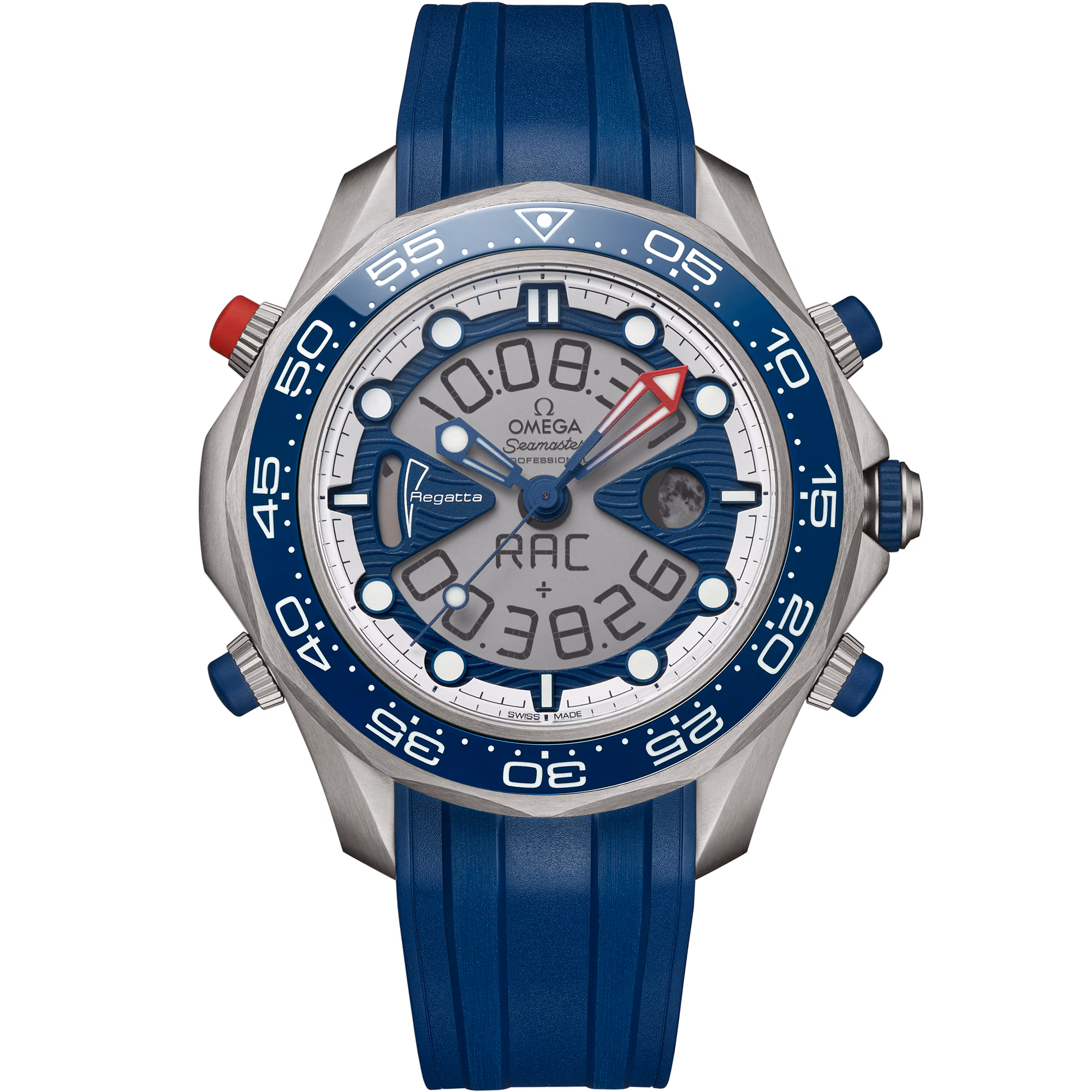Omega America's Cup Seamaster Regatta 46.75 mm, titanium on rubber strap 216.92.46.79.10.001
