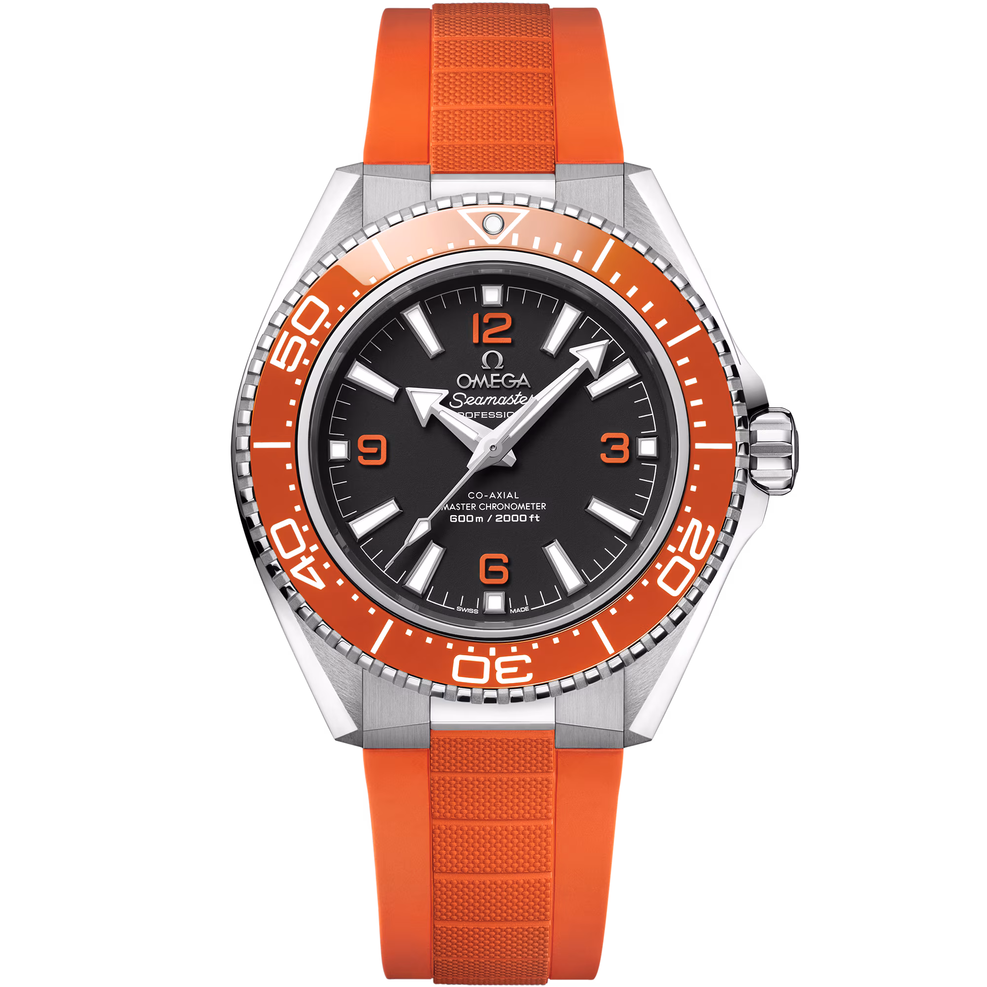 Omega Seamaster Planet Ocean 600M 42 mm, steel on rubber strap, Planet Ocean 600M 217.32.42.21.01.004