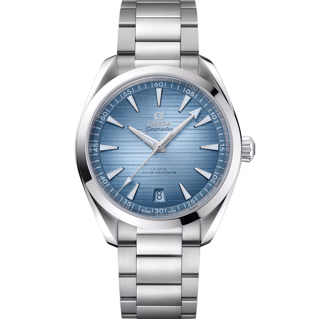 Omega Summer Blue Seamaster Aqua Terra 150M 41 mm, steel on steel 220.10.41.21.03.005