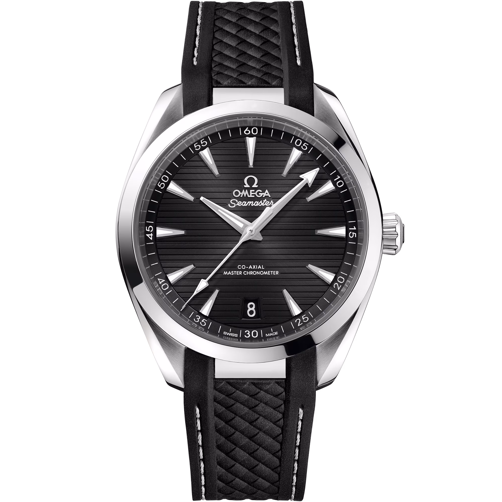 Omega Seamaster Aqua Terra 150M 41 mm, steel on rubber strap, Aqua Terra 150M 220.12.41.21.01.001