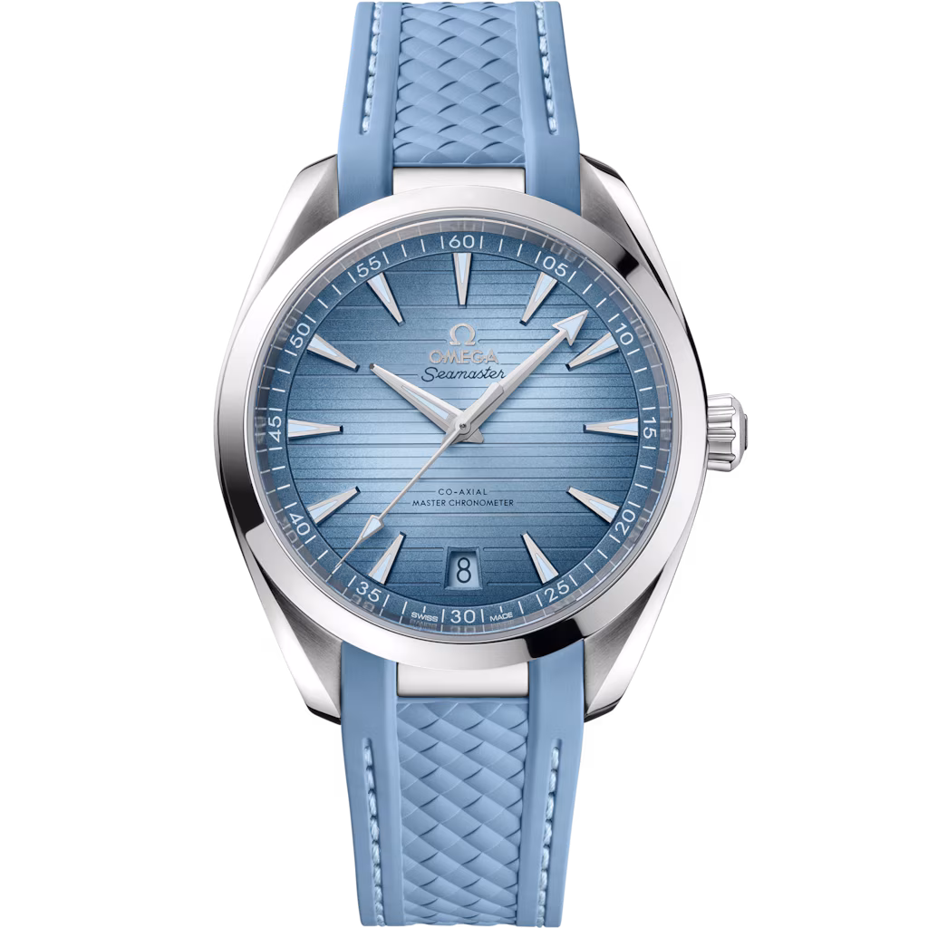 Omega Seamaster Aqua Terra 150M 41 mm, steel on rubber strap, Aqua Terra 150M 220.12.41.21.03.008