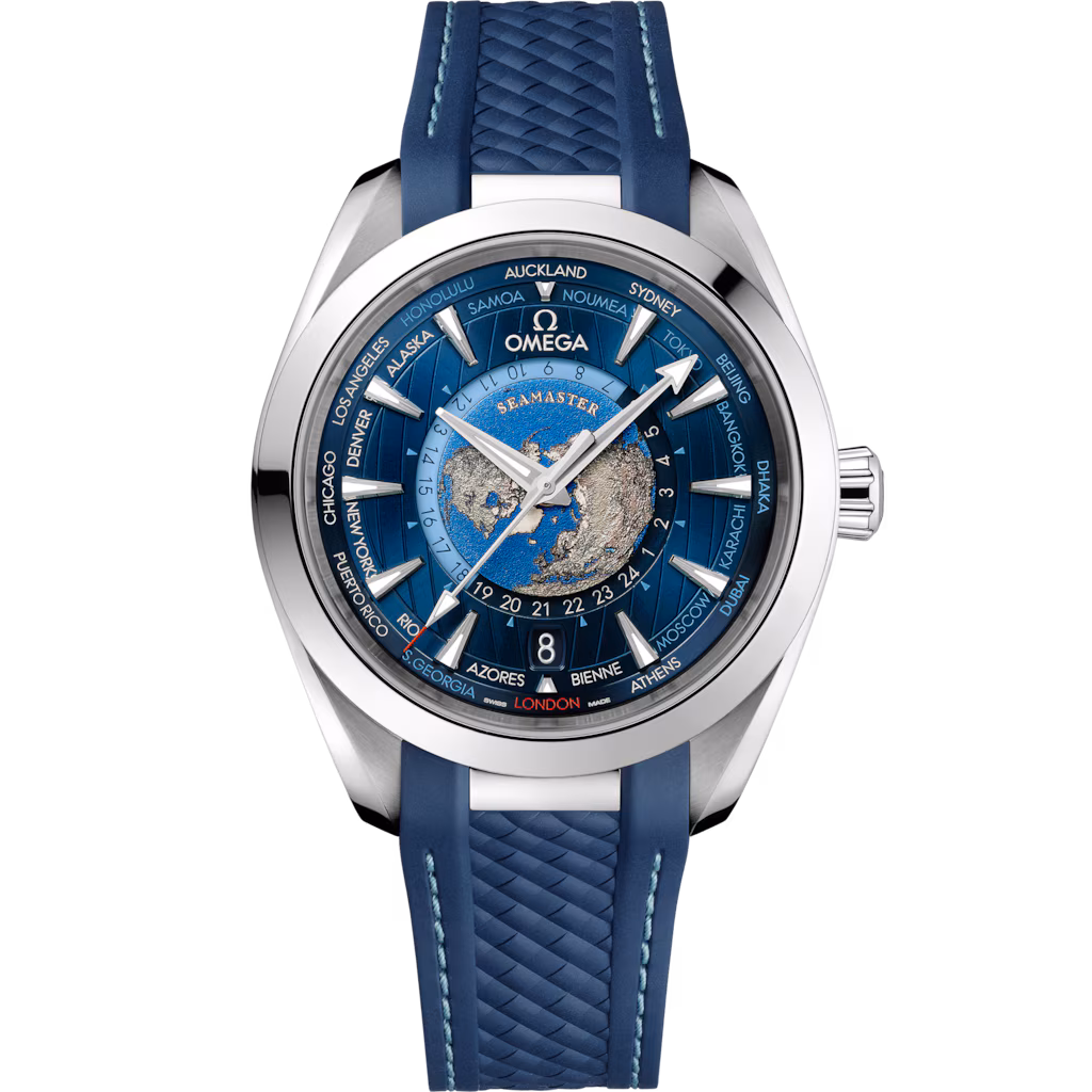 Omega Seamaster Aqua Terra 150M 43 mm, steel on rubber strap, Aqua Terra 150M 220.12.43.22.03.001