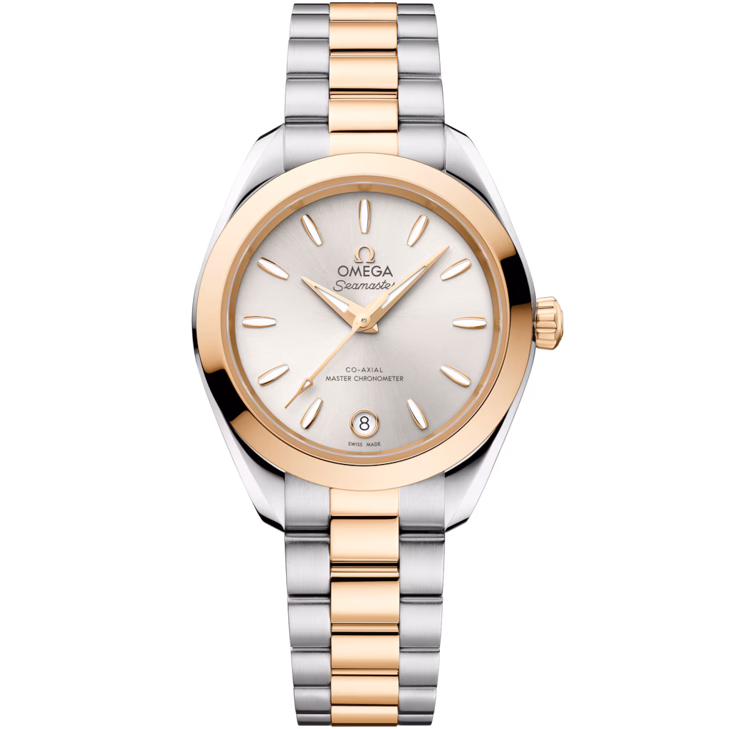 Omega Seamaster Aqua Terra 150M 30 mm, steel - Moonshine gold on steel - Moonshine gold, Aqua Terra 150M 220.20.30.20.02.001
