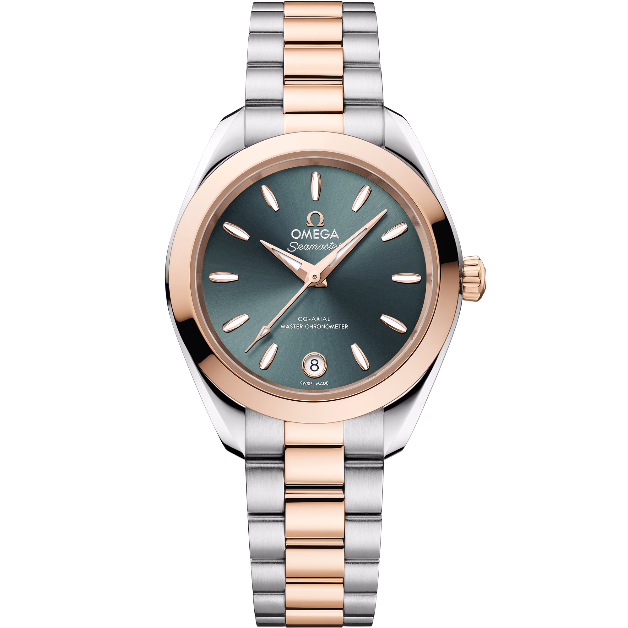 Omega Seamaster Aqua Terra 150M 30 mm, steel - Sedna gold on steel - Sedna gold, Aqua Terra 150M 220.20.30.20.10.002