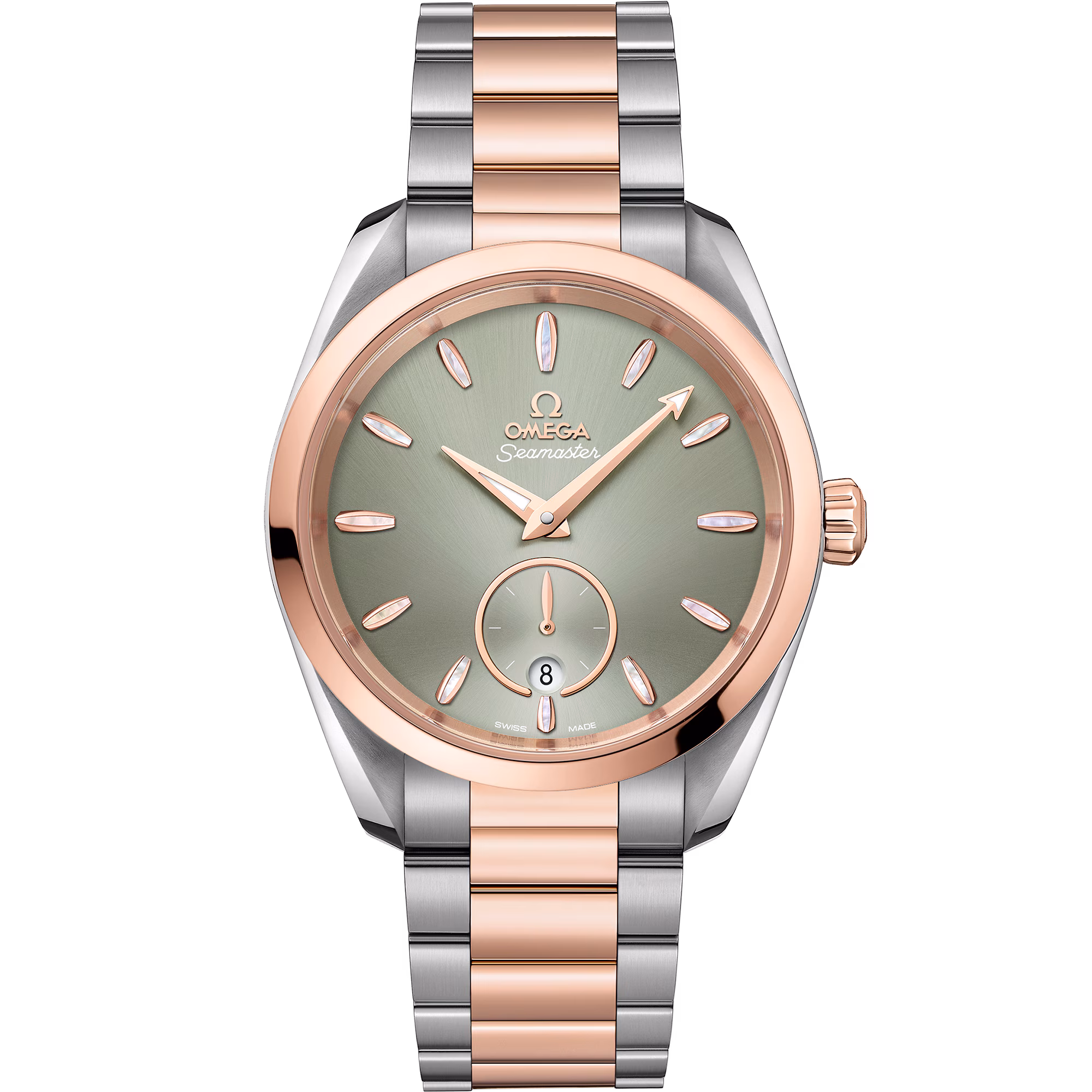 Omega Seamaster Aqua Terra 150M 38 mm, steel ‑ Sedna™ gold on steel ‑ Sedna™ gold 220.20.38.20.10.001