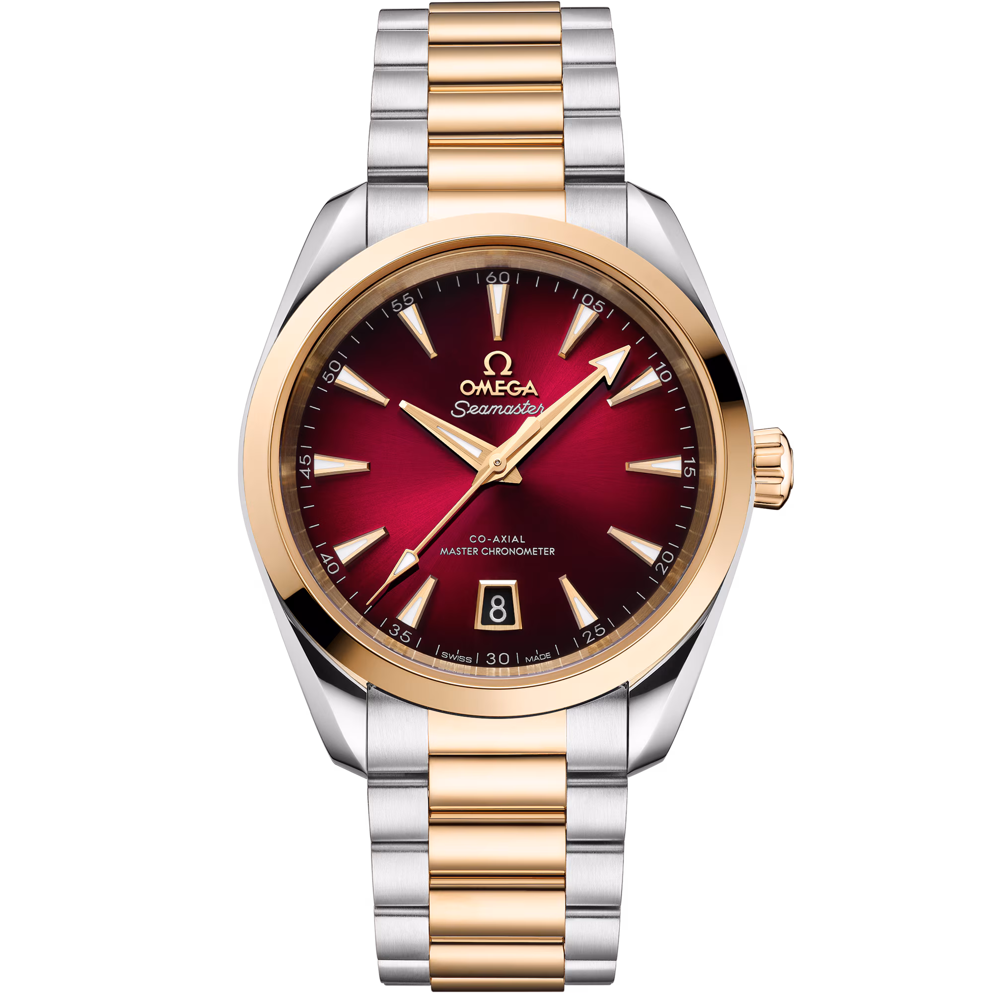 Omega Seamaster Aqua Terra 150M 38 mm, steel ‑ Moonshine™ gold on steel ‑ Moonshine™ gold 220.20.38.20.10.002