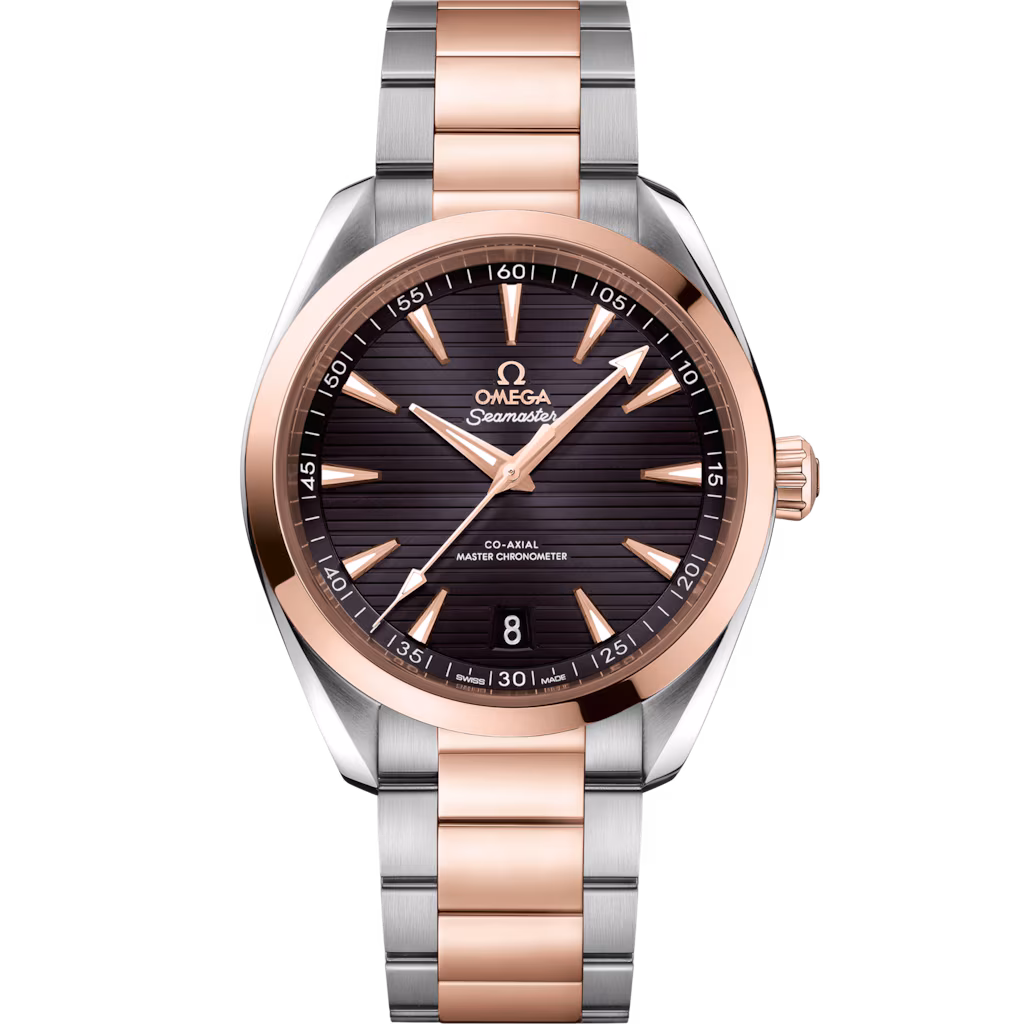Omega Seamaster Aqua Terra 150M 41 mm, steel – Sedna™ gold on steel – Sedna™ gold 220.20.41.21.06.001