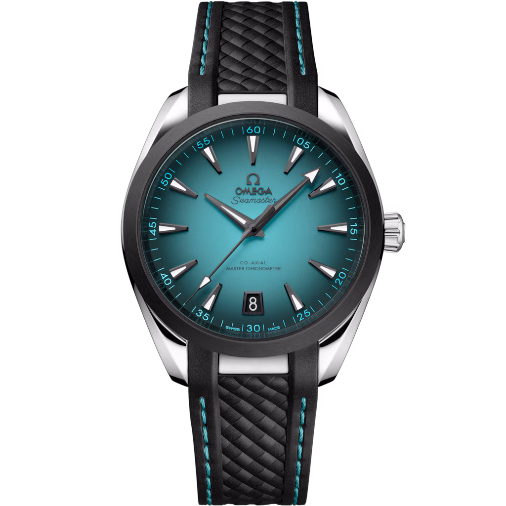Omega Seamaster Aqua Terra 150M 41 mm, steel on rubber strap, Aqua Terra 150M 220.32.41.21.03.001