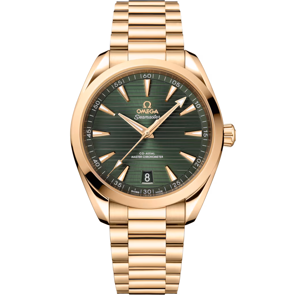 Omega Seamaster Aqua Terra 150M 41 mm, Moonshine™ gold on Moonshine™ gold 220.50.41.21.10.001