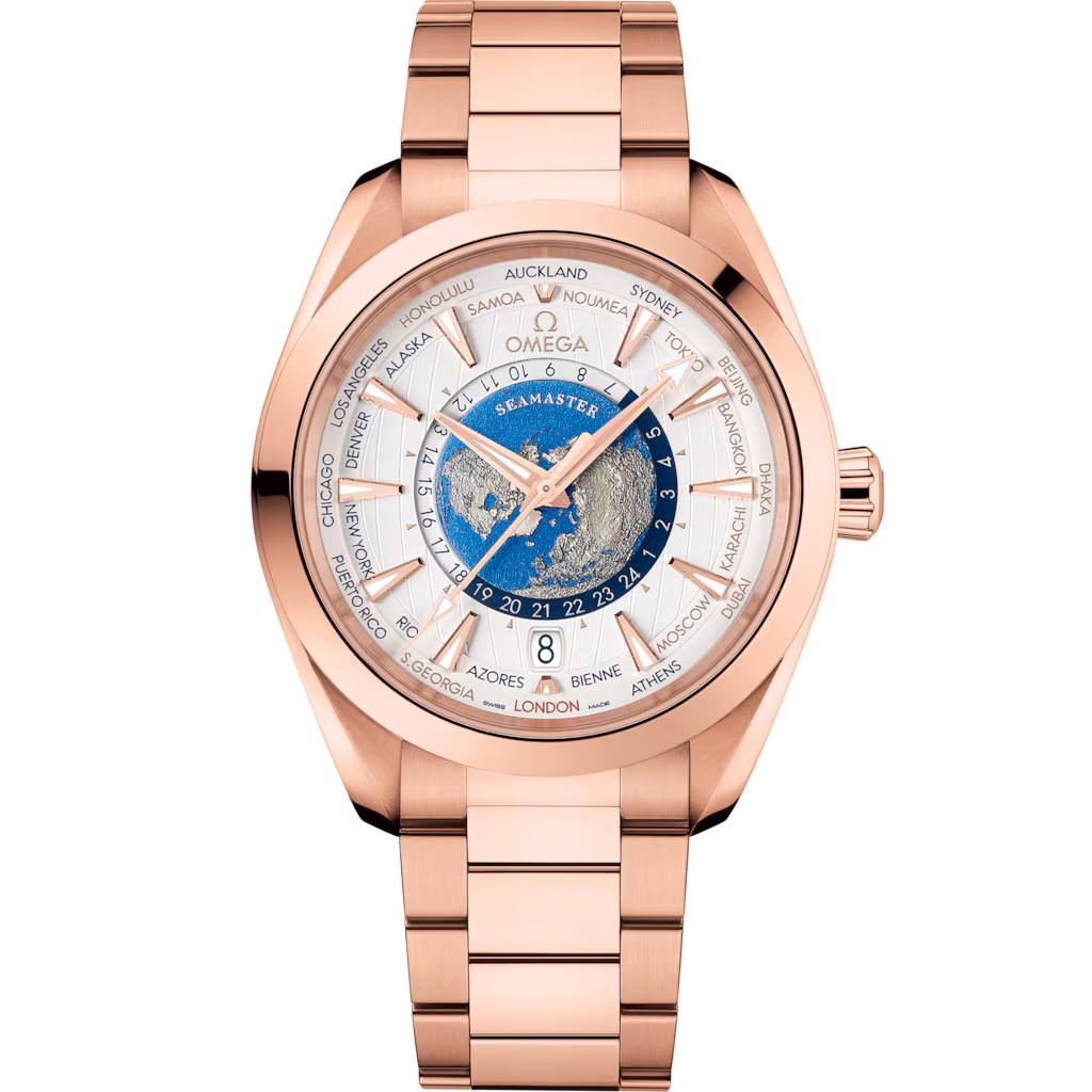 Omega Seamaster Aqua Terra 150M 43 mm, Sedna gold on Sedna gold 220.50.43.22.02.001