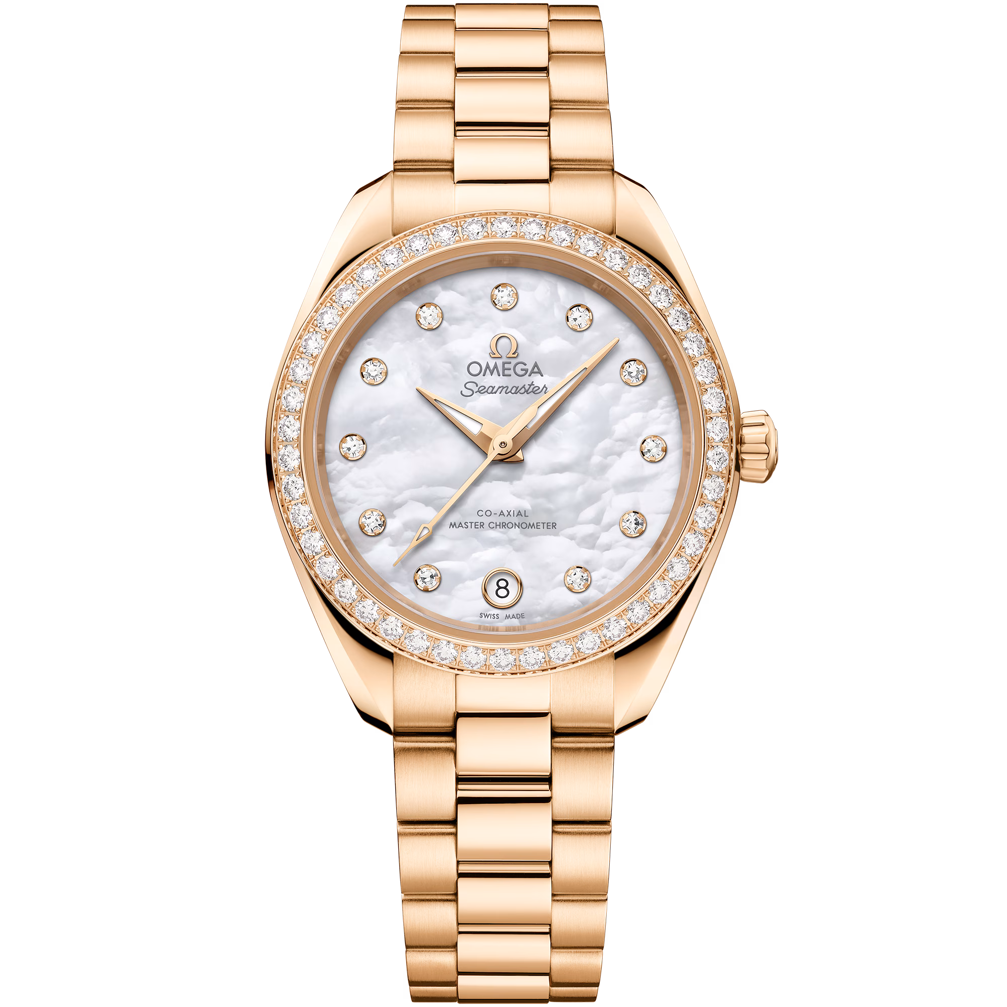 Omega Seamaster Aqua Terra 150M 30 mm, Moonshine gold on Moonshine gold, Aqua Terra 150M 220.55.30.20.55.001