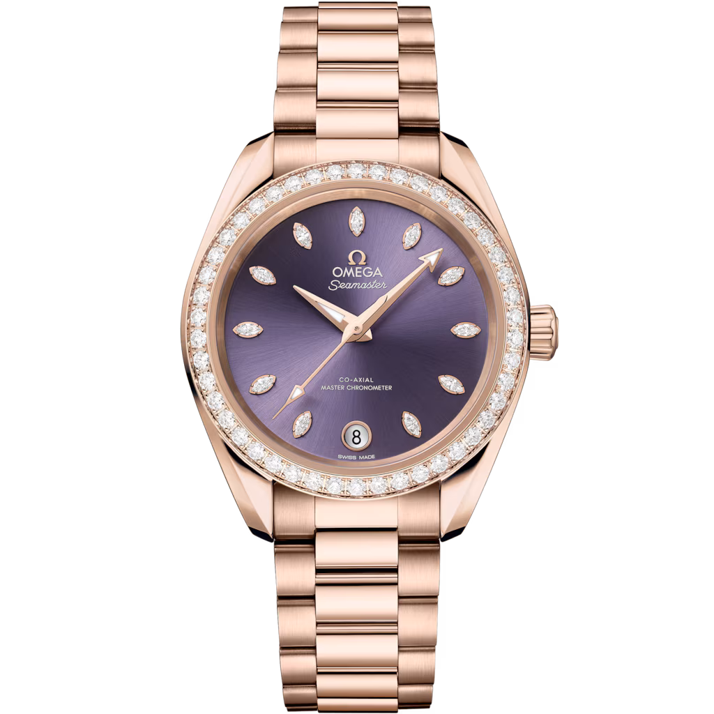 Omega Seamaster Aqua Terra Shades 34 mm, Sedna™ gold on Sedna™ gold, Aqua Terra Shades 220.55.34.20.60.001