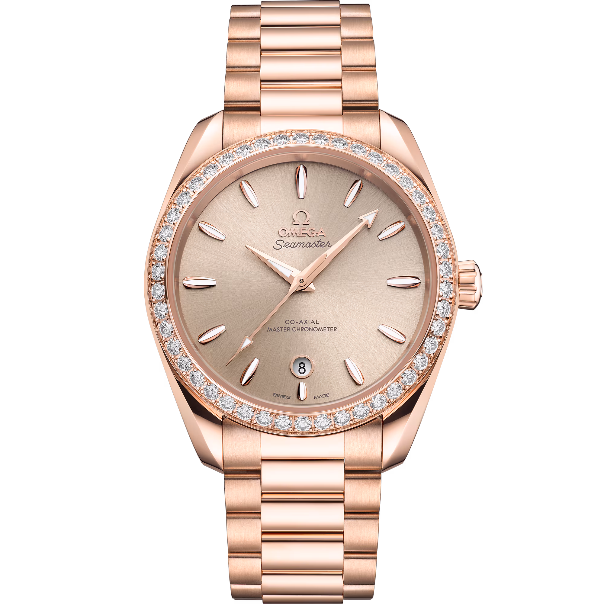 Omega Seamaster Aqua Terra Shades 38 mm, Sedna™ gold on Sedna™ gold, Aqua Terra Shades 220.55.38.20.09.001
