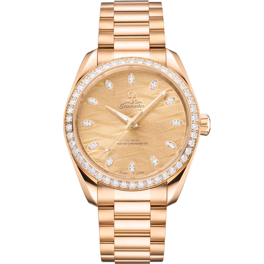 Omega Seamaster Aqua Terra 150M 38 mm, Moonshine™ gold on Moonshine™ gold, Aqua Terra 150M 220.55.38.20.99.002