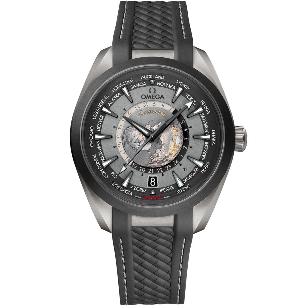 Omega Seamaster Aqua Terra 150M 43 mm, titanium on rubber strap 220.92.43.22.99.001