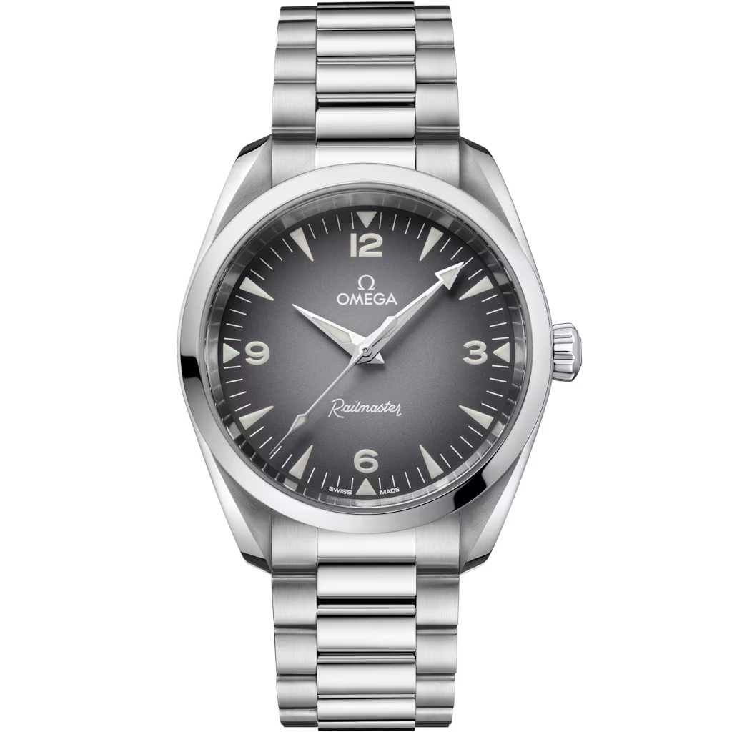 Omega Seamaster Railmaster 38 mm, steel on steel, Railmaster 235.10.38.20.06.001