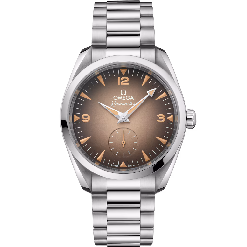 Omega Seamaster Railmaster 38 mm, steel on steel, Railmaster 235.10.38.20.13.001