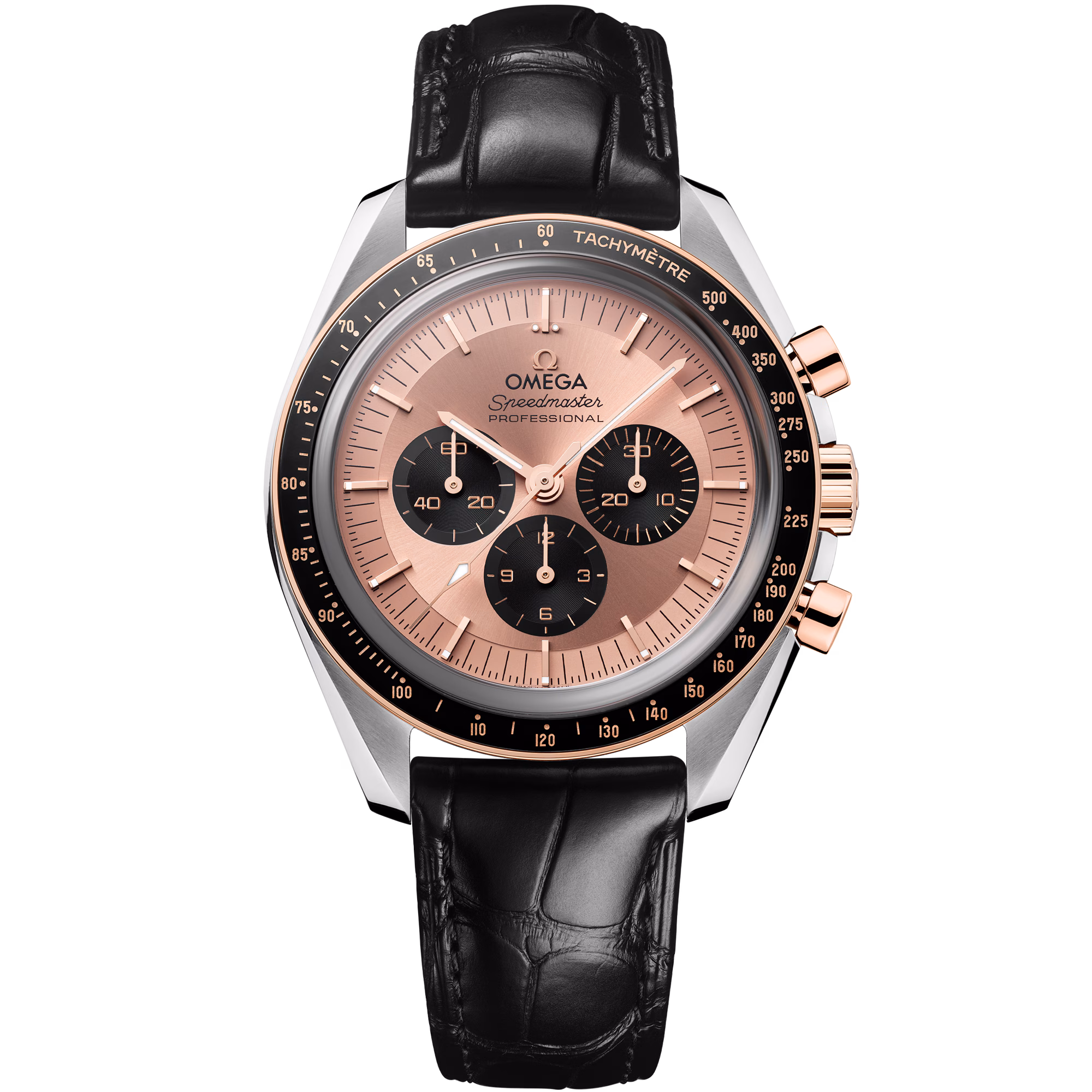 Omega Speedmaster Moonwatch Professional 42 mm, steel ‑ Sedna™ gold on alligator 310.23.42.50.99.001