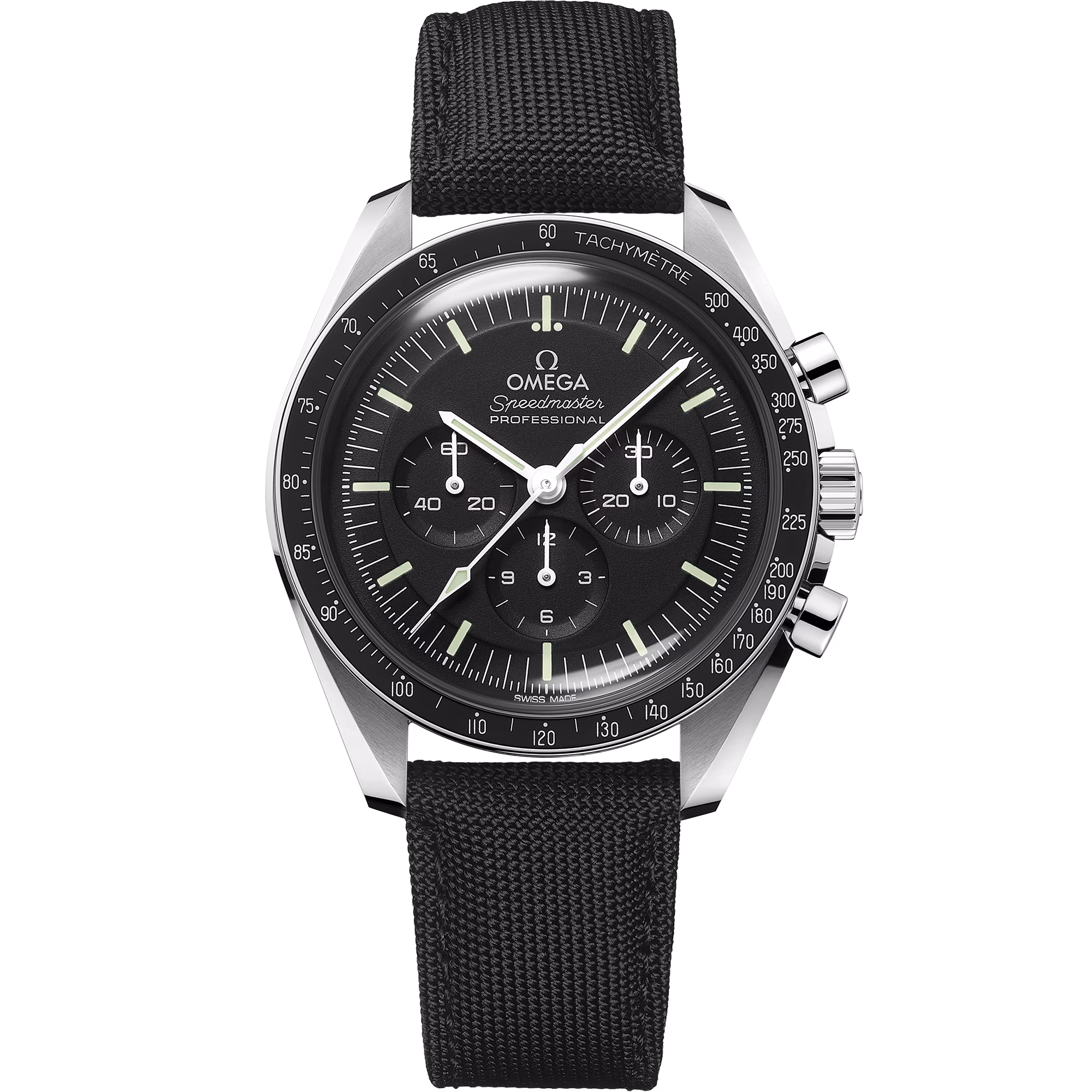 Omega Speedmaster Moonwatch Professional 42 mm, steel on coated nylon fabric strap 310.32.42.50.01.001