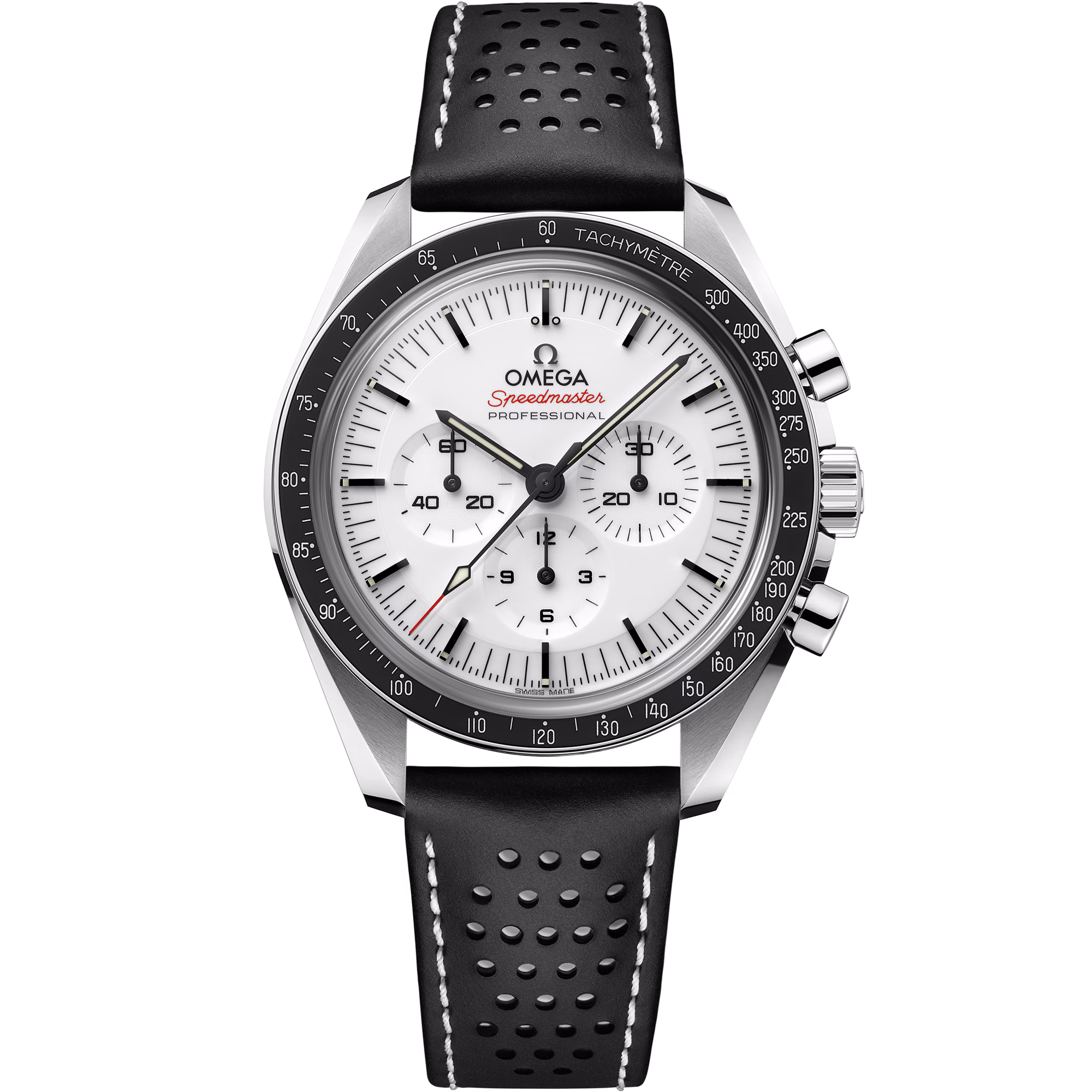 Omega Speedmaster Moonwatch Professional 42 mm, steel on leather strap, Moonwatch Professional 310.32.42.50.04.002