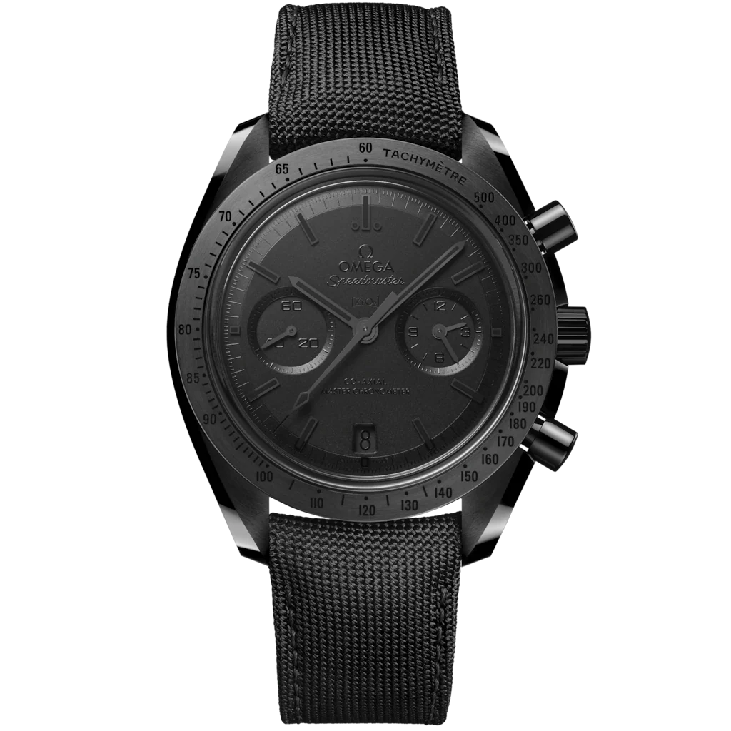 Omega Speedmaster Dark Side of the Moon 44.25 mm, black ceramic on coated nylon fabric strap, Dark Side of the Moon 310.92.44.51.01.003