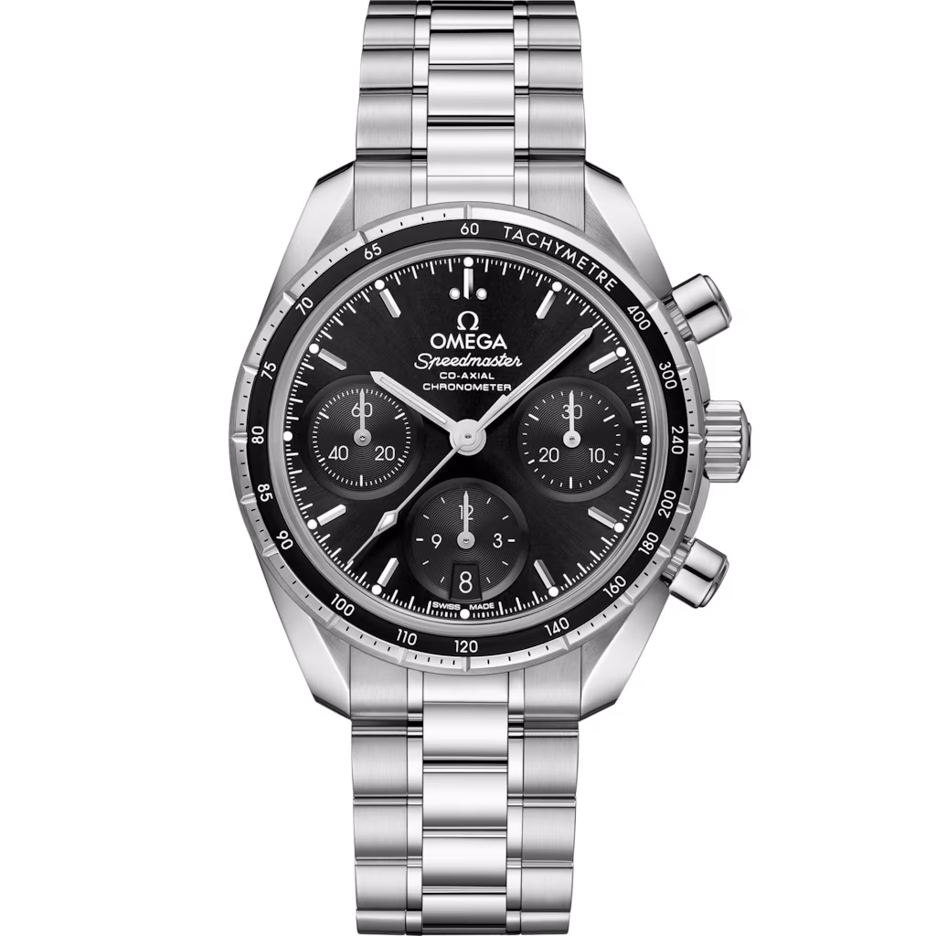 Omega Speedmaster 38 38 mm, steel on steel, Speedmaster 38 324.30.38.50.01.001